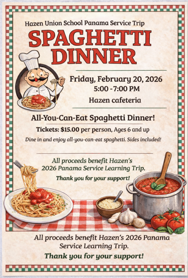 images of spaghetti and a chef